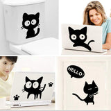Lying Little Black Cat