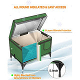 Outdoor Heating Insulation Cat Delivery Room Foldable Cat Cage