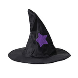 Dog Hat Dress Up Cool Cat Hat Black Purple Star Teddy Magic Wizard Hat